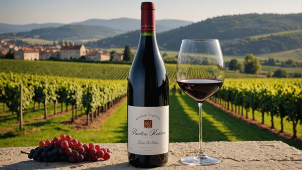 Plongée dans le vin de rasteau rouge 2022 (côtes du rhône village)
